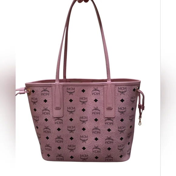 MCM Medium Soft Pink Liz Shopper - Picture 2 of 5